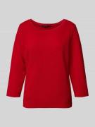 Betty Barclay Langarmshirt mit 3/4-Arm in Rot, Größe 38