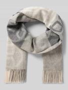 Gant Schal aus Wolle mit Fransen Modell 'MONOGRAM WOOL SCARF' in Mitte...