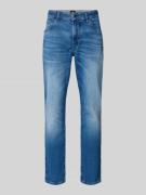 BOSS Orange Straight Fit Jeans aus Baumwoll-Mix Modell 'BO RIVER' in H...