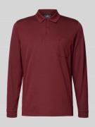 RAGMAN Regular Fit Poloshirt mit Brusttasche in Bordeaux, Größe 4XL