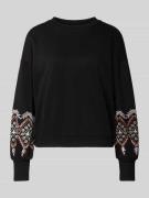 Only Regular Fit Sweatshirt aus Baumwoll-Mix Modell 'BROOKE' in Black,...