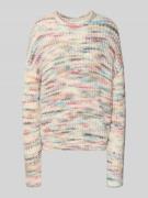 Jake*s Casual Oversized Pullover in Strick-Optik mit Woll- und Alpaka-...