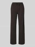 Jake*s Casual Flared Sweathose mit Tunnelzug in Schoko Melange, Größe ...