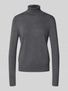 Christian Berg Woman Rollkragenpullover aus Viskose-Mix in Anthrazit M...