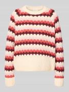 FREE/QUENT Strickpullover mit Rundhalsausschnitt Modell 'NEZZY' in Rot...