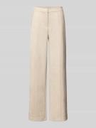 Guess Stoffhose mit Bundfalten in Ecru, Größe L