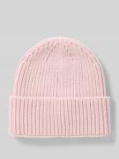 Unio Beanie mit Kaschmir-Anteil in Rose, Größe 1