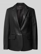 Lauren Ralph Lauren Slim Fit Blazer aus Lammleder Modell 'BONARO' in B...