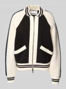 Essentiel Antwerp Regular Fit College-Jacke aus einem Material-Mix Mod...