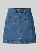 Only A-Linie Jeansrock aus reiner Baumwolle Modell 'AMAZING' in Jeansb...