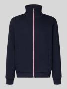 Tommy Hilfiger Regular Fit Sweatjacke aus Baumwoll-Mix in Marine, Größ...