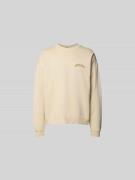 Dsquared2 Sweatshirt mit gerippten Abschlüssen in Beige, Größe L
