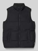 Jack & Jones Weste mit Stehkragen Modell 'SOHO' in Black, Größe 140