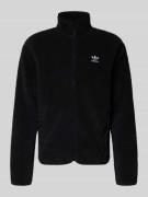 adidas Originals Fleecejacke mit Reißverschluss in Black, Größe L