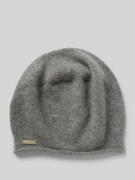 Seeberger Mütze aus reinem Kaschmir in Mittelgrau, Größe 1