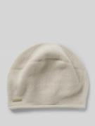Seeberger Mütze aus reinem Kaschmir in Stein, Größe 1