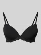 Calvin Klein Underwear BH mit Spitzenbesatz Modell 'Demi' in Black, Gr...