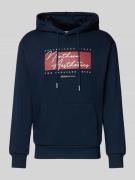 Tom Tailor Denim Regular Fit Hoodie aus Baumwoll-Mix in Marine, Größe ...