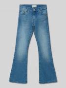 CARS JEANS Flared Jeans mit 5-Pocket-Design Modell 'Veronique' in Blau...