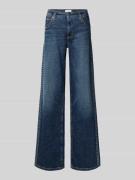 Cambio Wide Leg Jeans mit Nieten Modell 'AIMEE' in Dunkelblau, Größe 4...