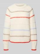 Pieces Regular Fit Strickpullover mit Raglanärmeln Modell 'NELIA' in O...