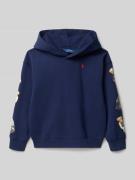 Polo Ralph Lauren Kids Regular Fit Hoodie mit Logo-Print in Marine, Gr...