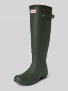 Hunter Stiefel mit Label-Detail in Khaki, Größe 36
