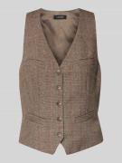 Lauren Ralph Lauren Weste mit V-Ausschnitt in Beige, Größe 40