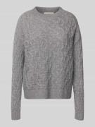 Christian Berg Woman Strickpullover aus Kaschmir mit Rundhalsausschnit...