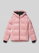 Killtec Steppjacke mit Kapuze und Reißverschluss in Rosa, Größe 152