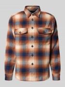 Christian Berg Men Regular Fit Hemdjacke mit Brusttaschen in Kupfer, G...