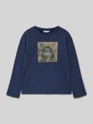 Mayoral Longsleeve mit Rundhalsausschnitt und Motiv-Print in Marine, G...