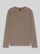 BOSS Orange Regular Fit Langarmshirt mit Waffelstruktur Modell 'TEMPES...