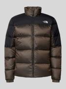 The North Face Steppjacke mit Kapuze in Mittelbraun, Größe S