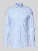 ETERNA Slim Fit Business-Hemd mit Kentkragen in Bleu, Größe 38