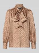 Lauren Ralph Lauren Regular Fit Bluse mit Zierschleife Modell 'Klaryce...