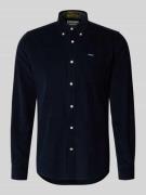 Barbour Tailored Fit Freizeithemd aus reiner Baumwolle in Marine, Größ...