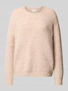 Fynch-Hatton Strickpullover mit gerippten Abschlüssen in Beige, Größe ...