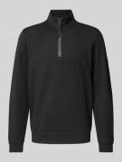 Lerros Sweatshirt mit Stehkragen Modell 'SELANIK' in Black, Größe L