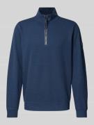 Lerros Sweatshirt mit Stehkragen Modell 'SELANIK' in Blau, Größe M