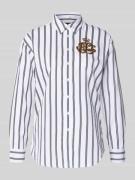 Lauren Ralph Lauren Regular Fit Hemdbluse mit Label-Applikation Modell...