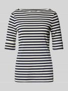 Lauren Ralph Lauren T-Shirt mit 1/2-Ärmel Modell 'JUDY' in Dunkelblau,...