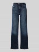 Only Wide Leg Jeans aus Baumwoll-Mix Modell 'JUICY' in Dunkelblau, Grö...