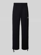 adidas Originals Sweatpants mit elastischem Bund in Black, Größe L