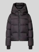 Marc O'Polo Regular Fit Daunenjacke mit Kapuze in Graphit, Größe 40