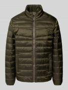 Jack & Jones Steppjacke mit Eingrifftaschen in Oliv, Größe M