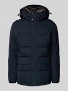 Strellson Regular Fit Steppjacke mit Kapuze Modell 'PIAZZA' in Dunkelb...