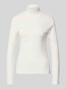 Tom Tailor Regular Fit Langarmshirt aus Baumwoll-Mix mit Rollkragen in...