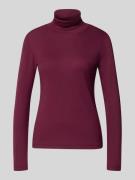 Tom Tailor Regular Fit Langarmshirt aus Baumwoll-Mix mit Rollkragen in...