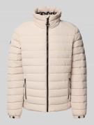 Superdry Steppjacke mit Stehkragen Modell 'Fuji' in Offwhite, Größe L